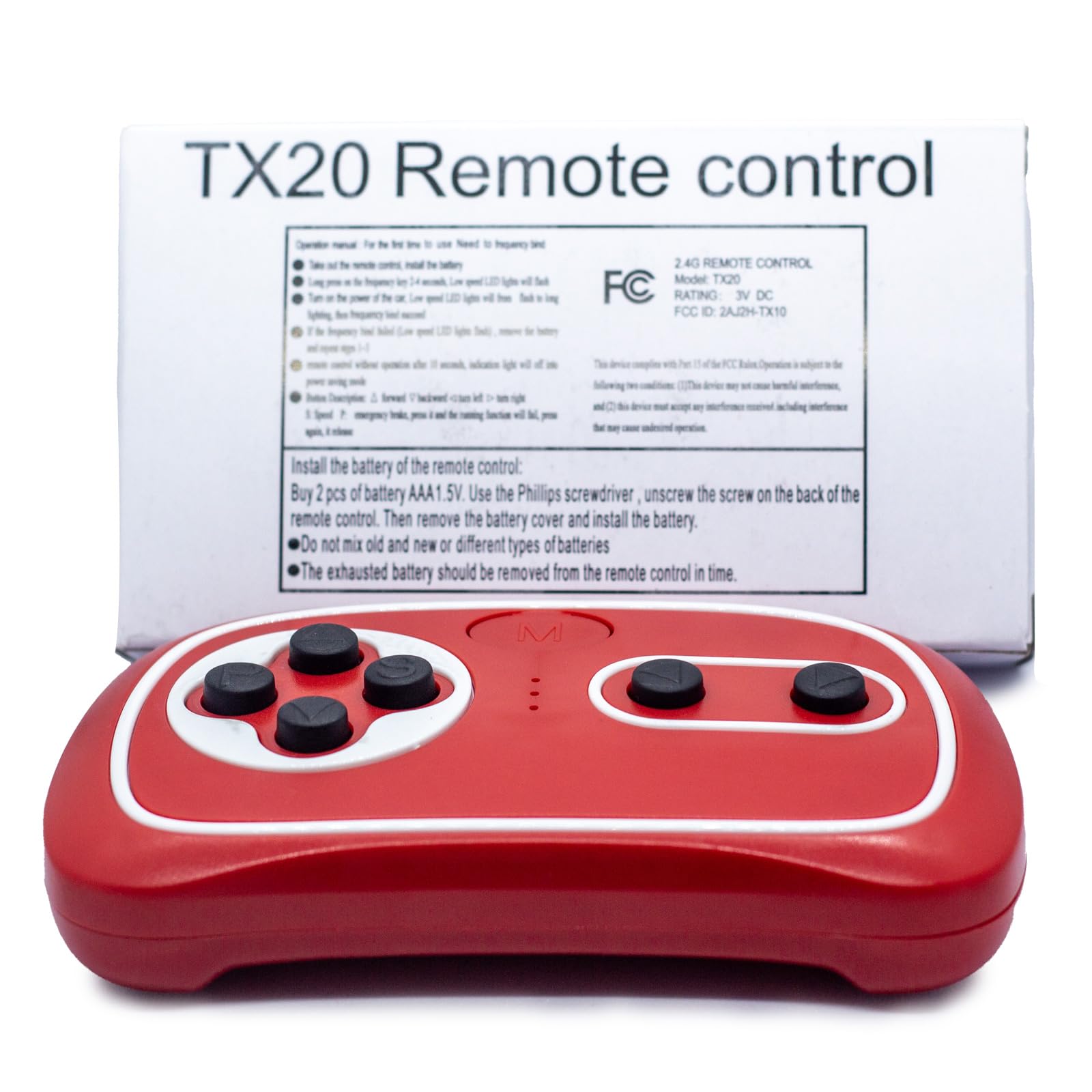 RX74-1 24V= RX74-3 24V Control Box Receiver and 2.4ghz Remote Control Ride on Toys for Kids Red Special Socket Controller mainboard Accessories for Kids Cars Replacement Parts