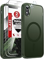 Vista 109 de LeYi Funda para iPhone XR: con protector de pantalla X2 + 2 funda para cámara [compatible con MagSafe] Funda protectora magnética i iphoneXR