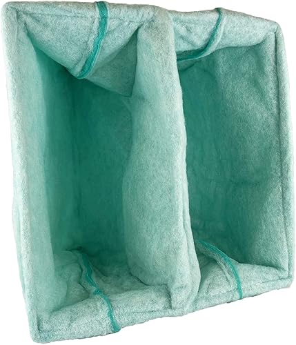 wioboy Filtro de escape de cabina de pintura, 20 x 20 x 15 pulgadas (10caja) de alta capacidad para cabina de pulverización