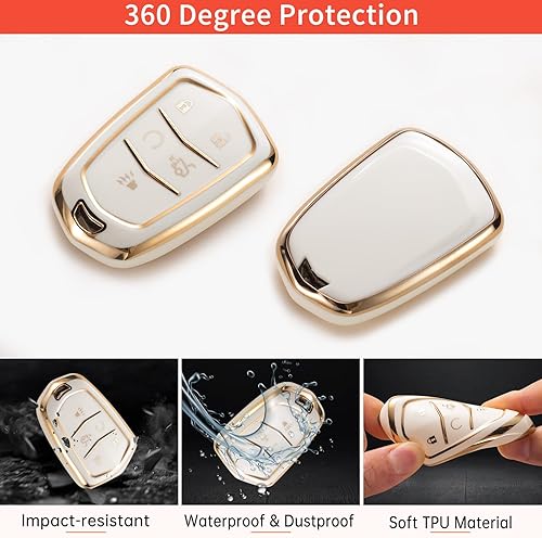 Miniatura 30 de Funda para llavero BMW con llavero, funda de TPU suave para llave compatible con BMW X1 X2 X3 X5 X6 X7 y Series 1 2 3 4 5 6 7 8 Remote Smart Key