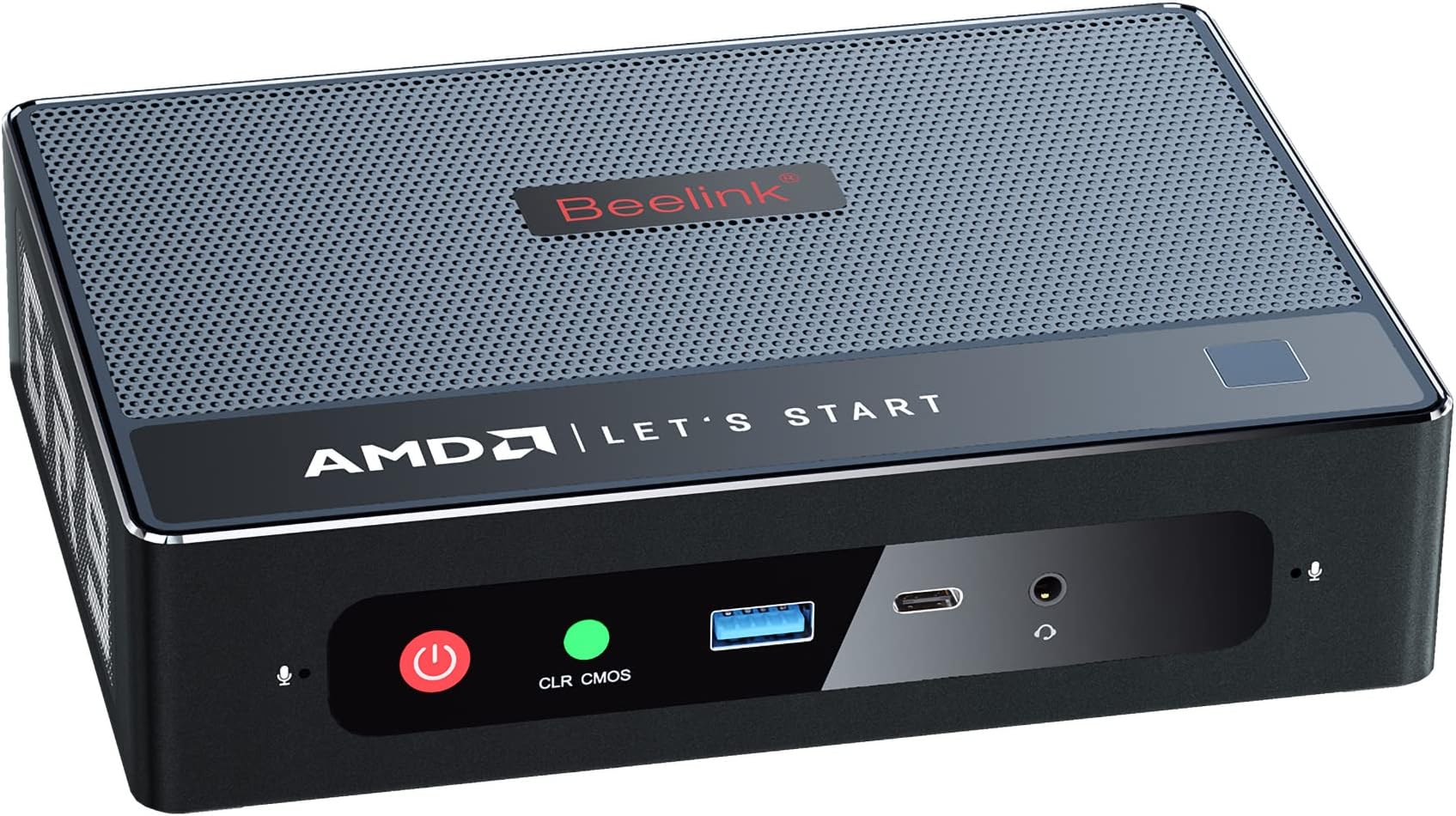 Windows 11 Pro Beelink GTR5 Mini PC, AMD Ryzen 9 5900HX Processor（8C/16T,up to 4.6Ghz）,Mini Computer with 32GB DDR4 RAM/ 500GB M.2 NVME 2280 SSD, Support 4K@60Hz/WiFi 6E/BT5.0/Auto Power On