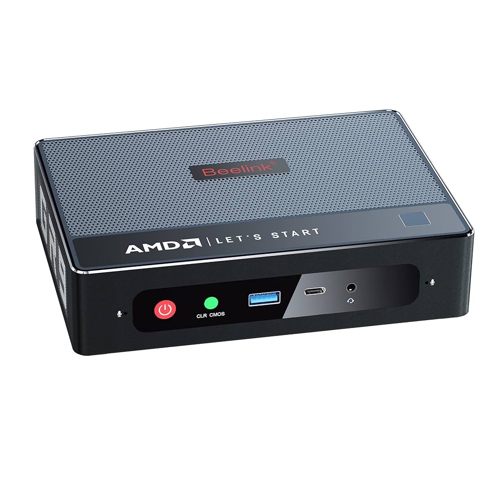 ミニPC Beelink AMD Ryzen 9 5900HX 32GB 1TB Beelink Mini PC SER9, AMD Ryzen 9 AI HX 370(12C/24T, 5,1GHz