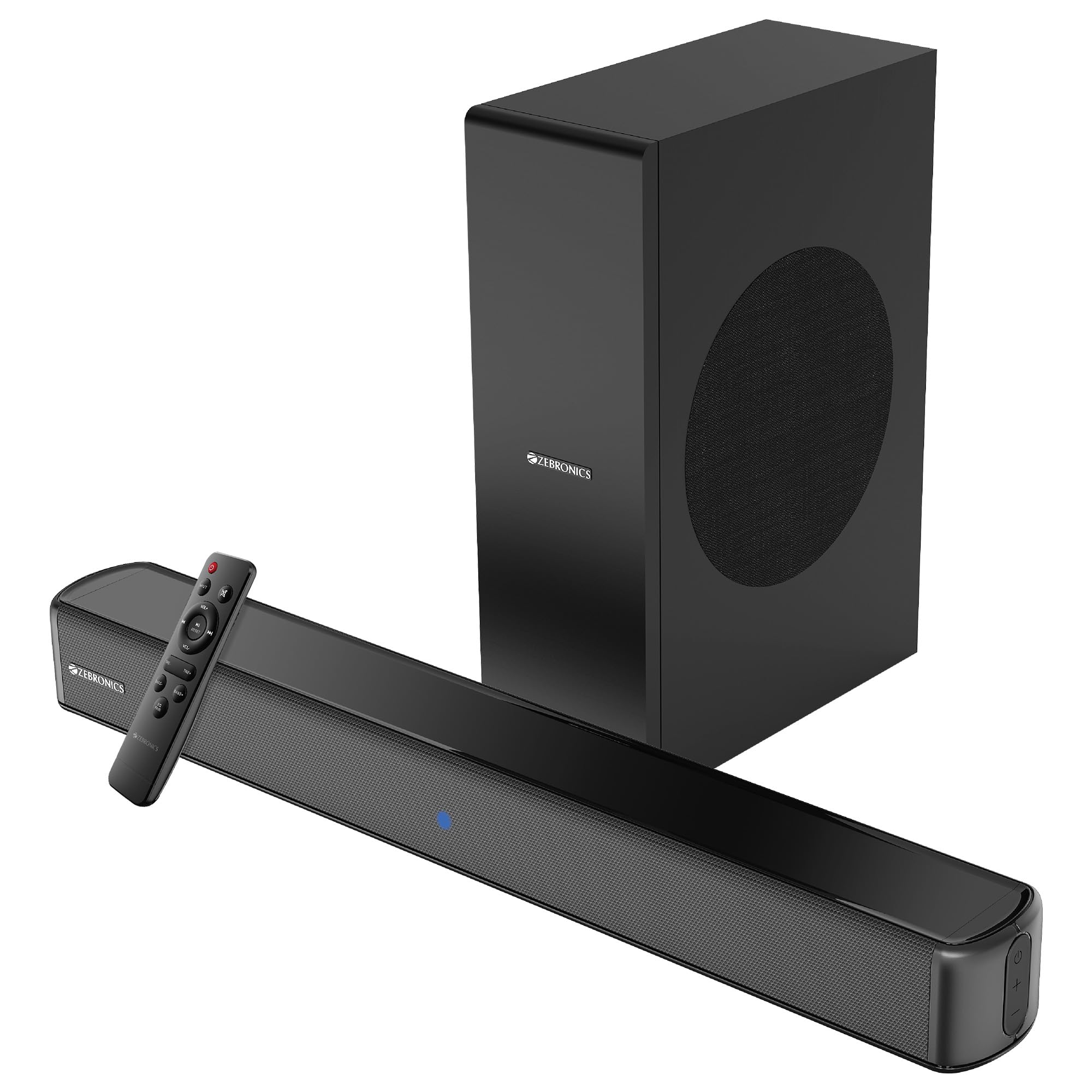 ZEBRONICS Juke BAR 3902 Soundbar with 140 Watts, HDMI (ARC), Optical, USB, AUX, Bluetooth v5.0, Virtual 5.1, Wall Mountable Design
