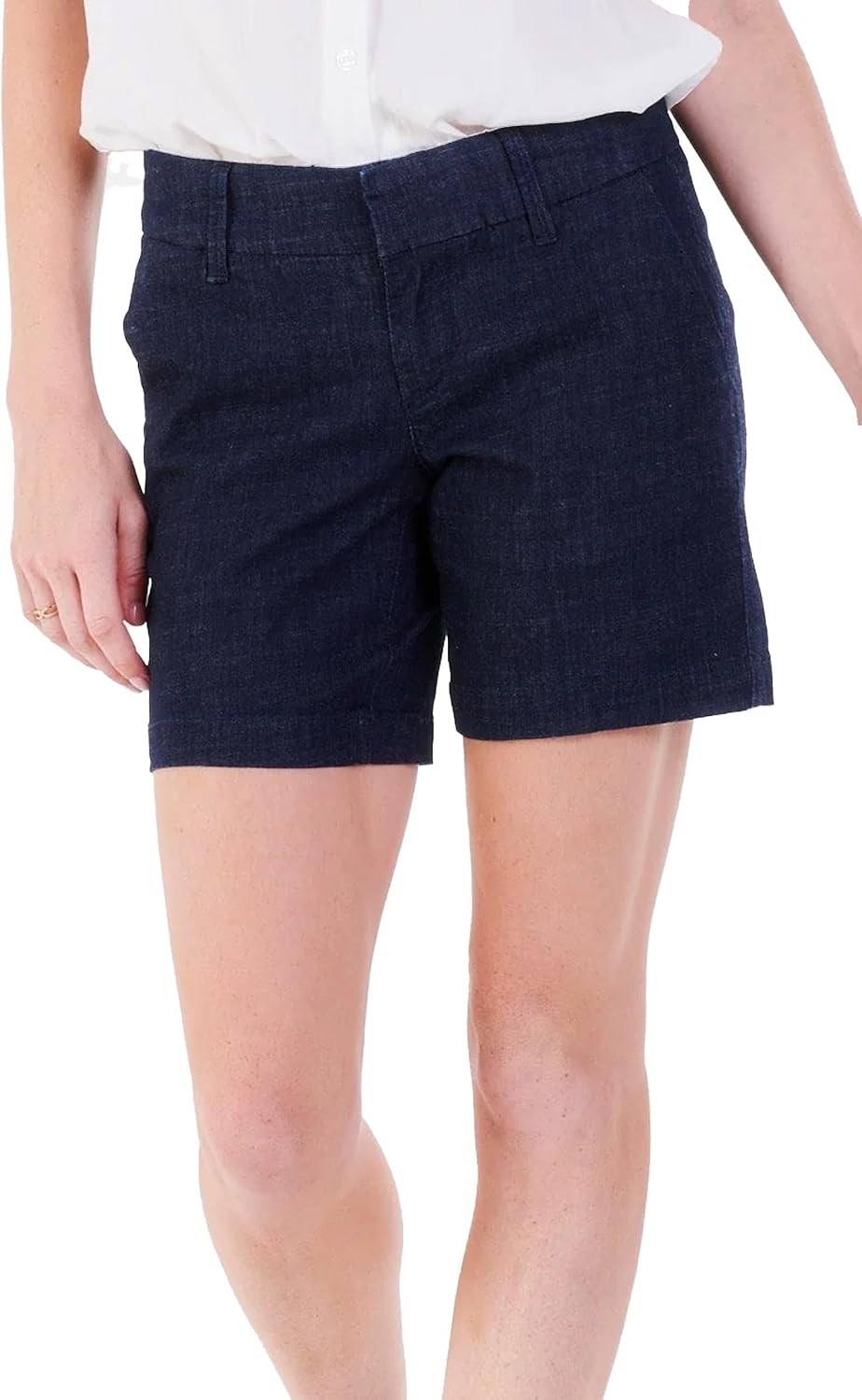 DEAR JOHN South Hampton Denim Shorts for Women Low Rise Clean Hem Stretch Fit