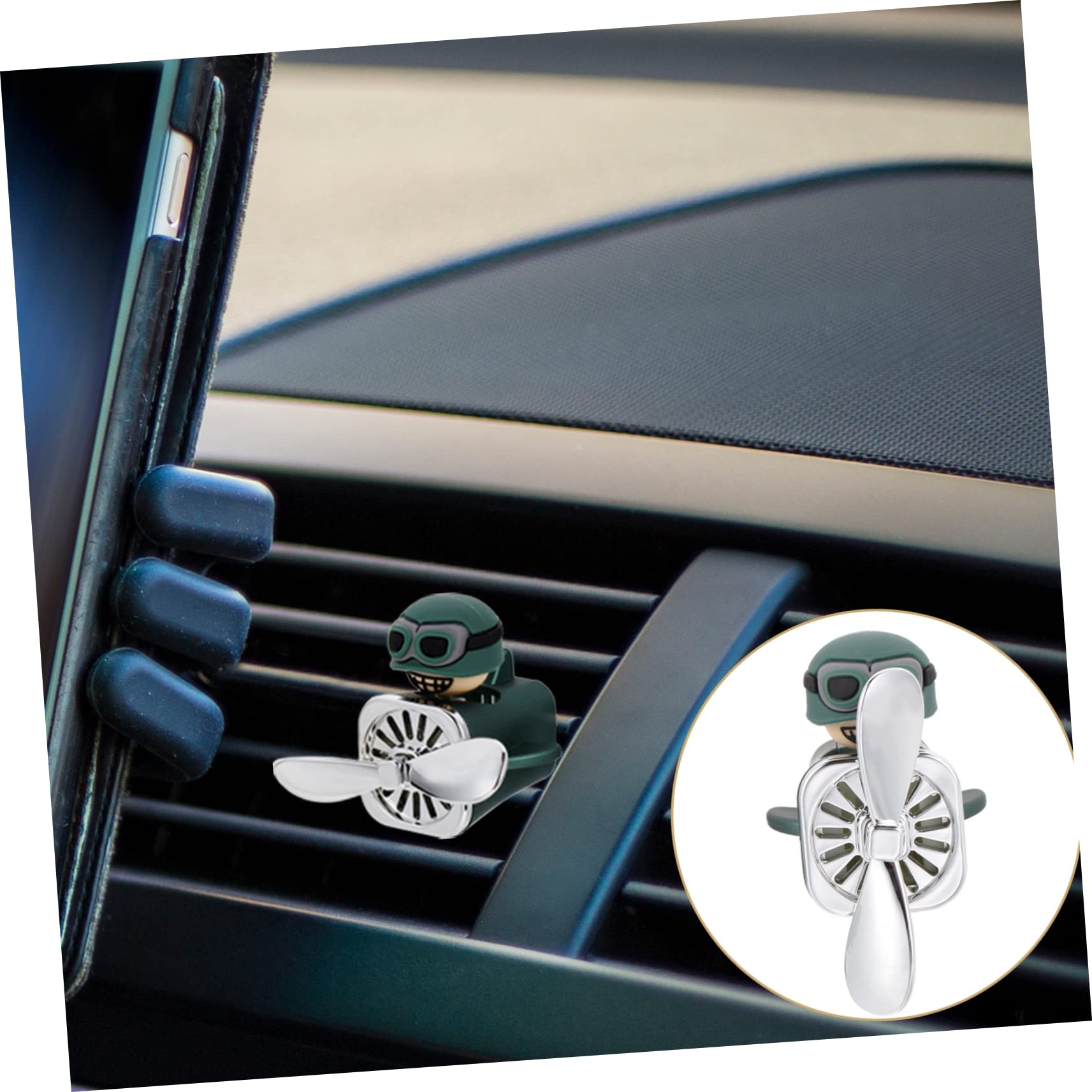 SOLUSTRE 4pezzi Clip Per Auto Decorazione Ventilazione Con Fragranza Design Chic e Facile Installazione Per Famiglia e Amici Di Profumi Inclusi