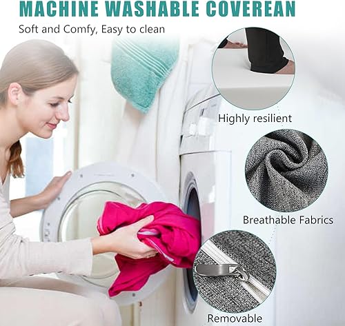 Miniatura 4 de Relleno de huecos de cama para cabecero, relleno de huecos de colchón para cama individualmatrimonialking, extensor de colchón grueso entre colchón