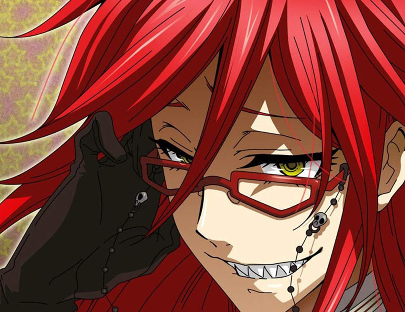 Amazon.co.jp: Black Butler黒執事グレル·サトクリフ眼鏡 : ファッション