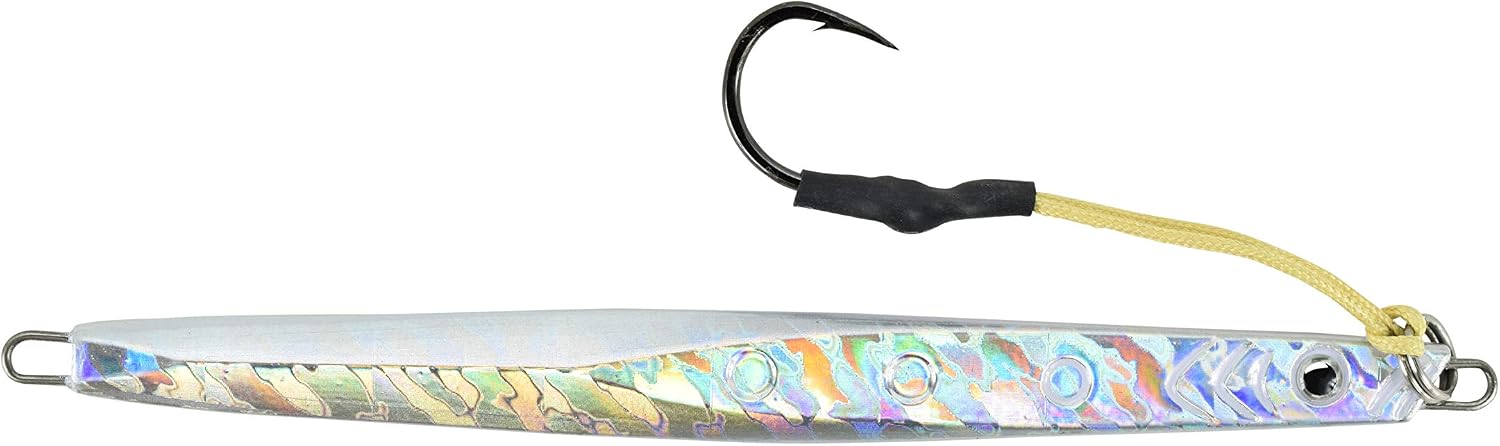 100g-300g Vertical Jig W/Mustad Assist Hook - 4 Colors & 4 Weights to Choose from