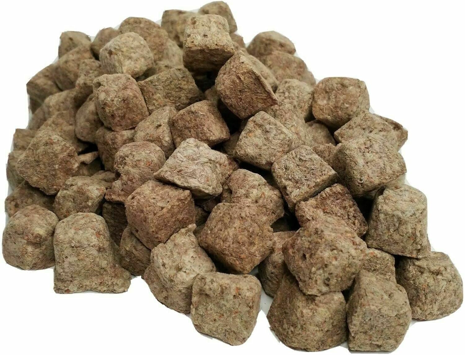 Aquatic Foods Inc. Brine Shrimp Cubes-Freeze Dried Floating Brine Cubes for All Tropical Fish, Marine Fish, Discus, Cichlids, Koi & Pond Fish, Turtles…12oz Lg Jar