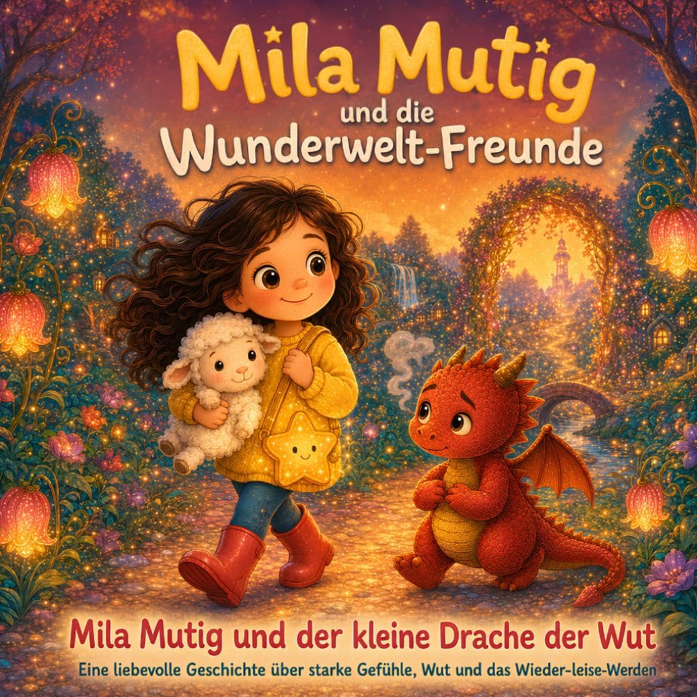 Mila Mutig und der kleine Drache der Wut: Eine liebevolle Geschichte über starke Gefühle, Wut und das Wieder-leise-Werden (Mila Mutig und die Wunderwelt Freunde)