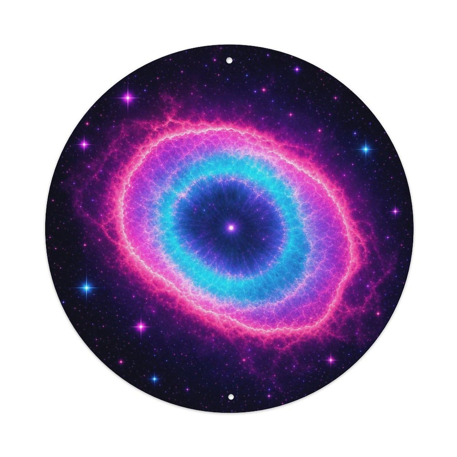 Odgynaw 8X8inch(20X20cm) Night Sky Ring Nebula Deep Space Celestial Stellar Metal Tin Sign