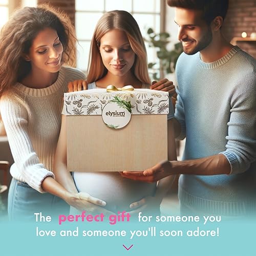 Miniatura 2 de Elysium Eco World Regalos de baby shower para niños y niñas, mamá y recién nacido. Caja de regalo premium bellamente empaquetada, ingredientes no