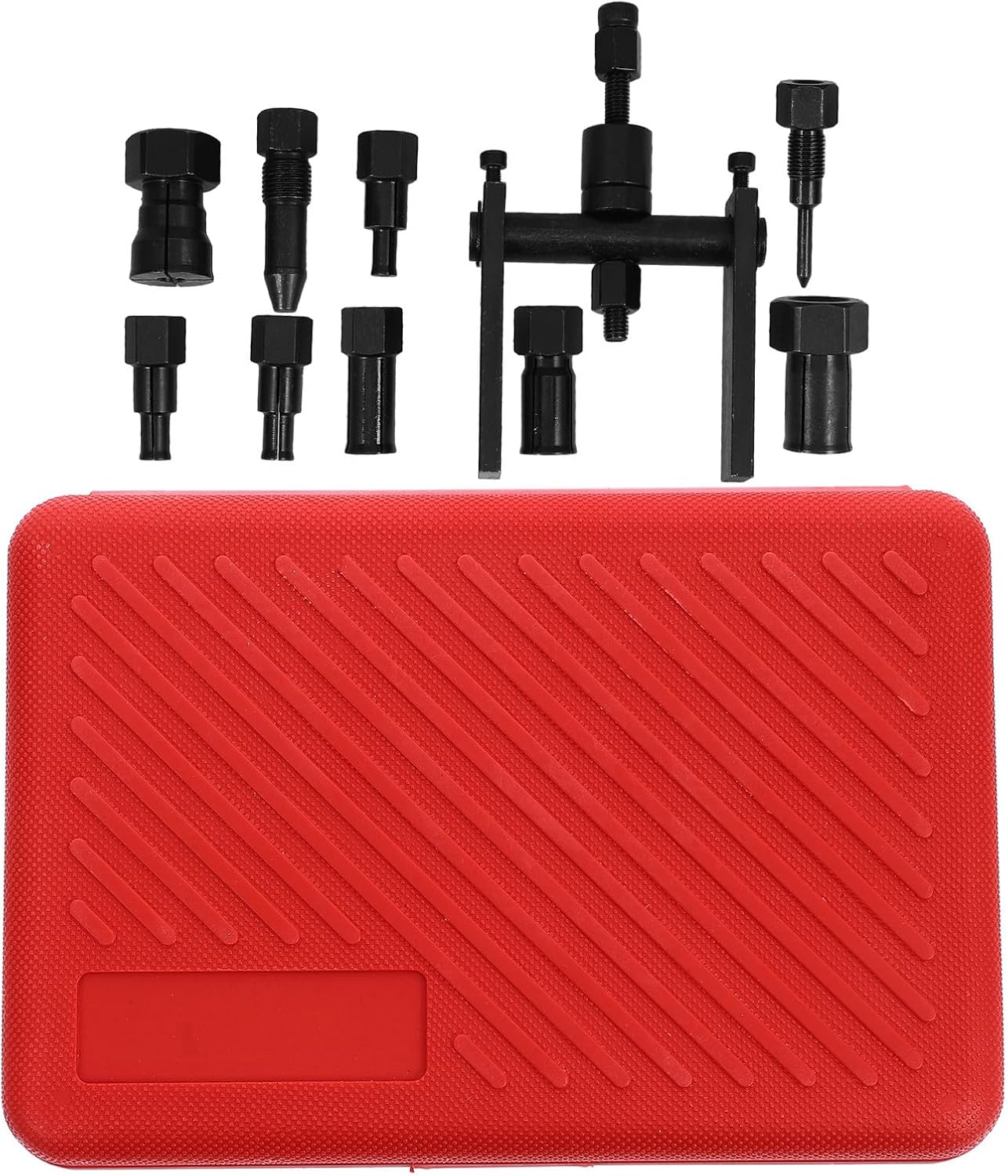 10pcs Motorcycle Two-jaw Bearing Puller Set with Box, Practical Bearing Tool Kit for Motorcycle Maintenance and Disassembly