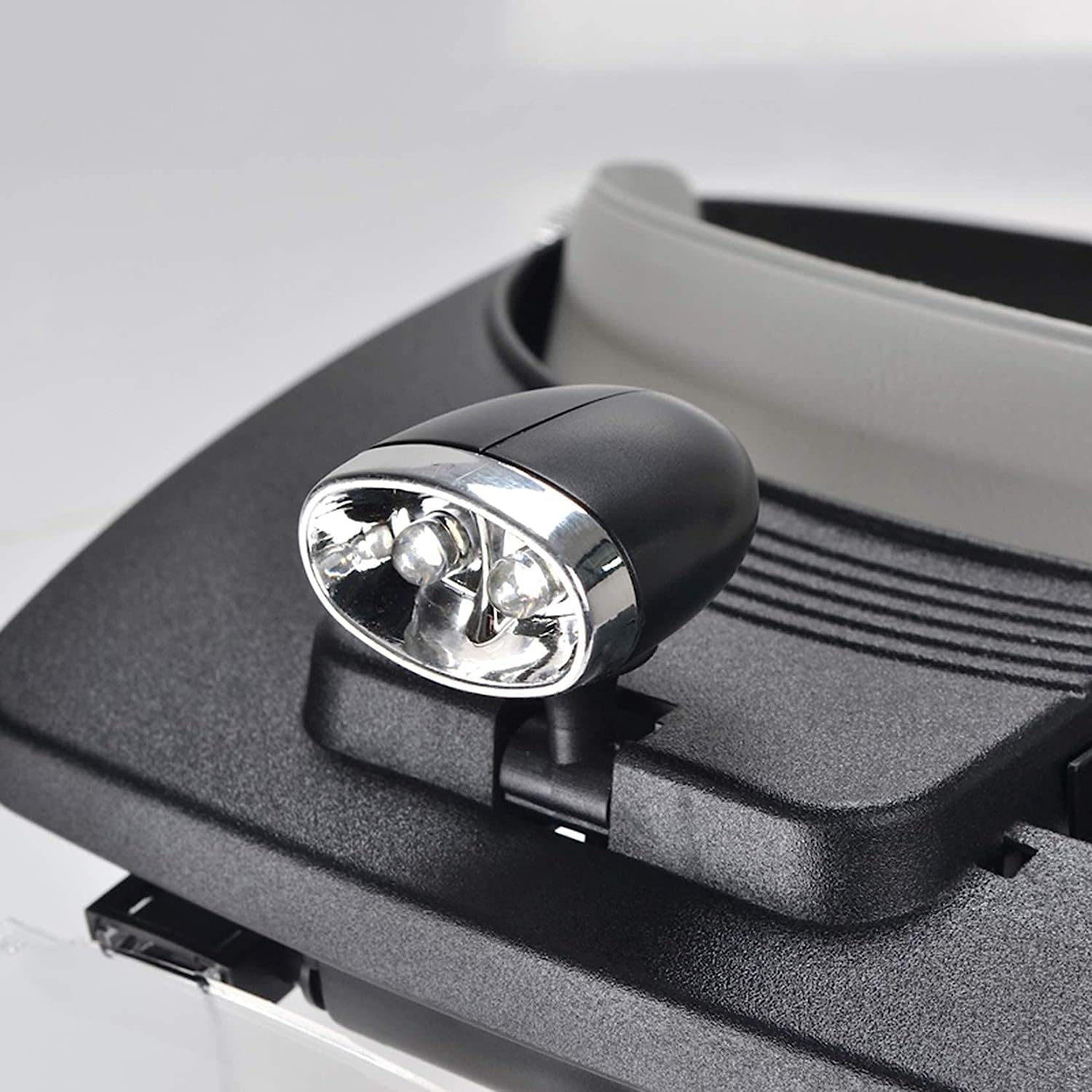 Lupas, Lupa Iluminada con Luz Led, Lupa De Diadema con 4 Lentes Diferentes, para Trabajos De Precisión, Lupa para Joyería, Relojería, Costura, Reparación Electrónica, Lup