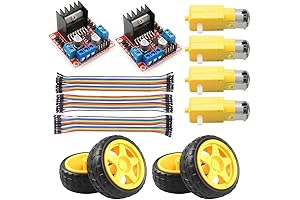 KeeYees L298N Motor Drive Controller Board: Unparalleled Performance for Stepper Motor Control in Arduino Projects