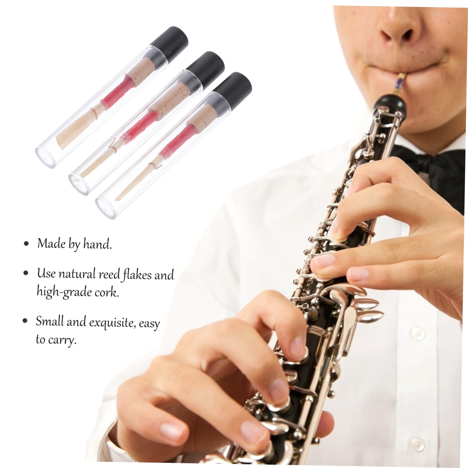 HEMOTON 9 Pezzi Accessori Per Strumenti Oboe Parti Di Ricambio Per Strumenti A Fiato Doppio Fascio Sostituzione Ance Forniture Per Oboe Ance Di Ricambio Confezionate Singolarmente