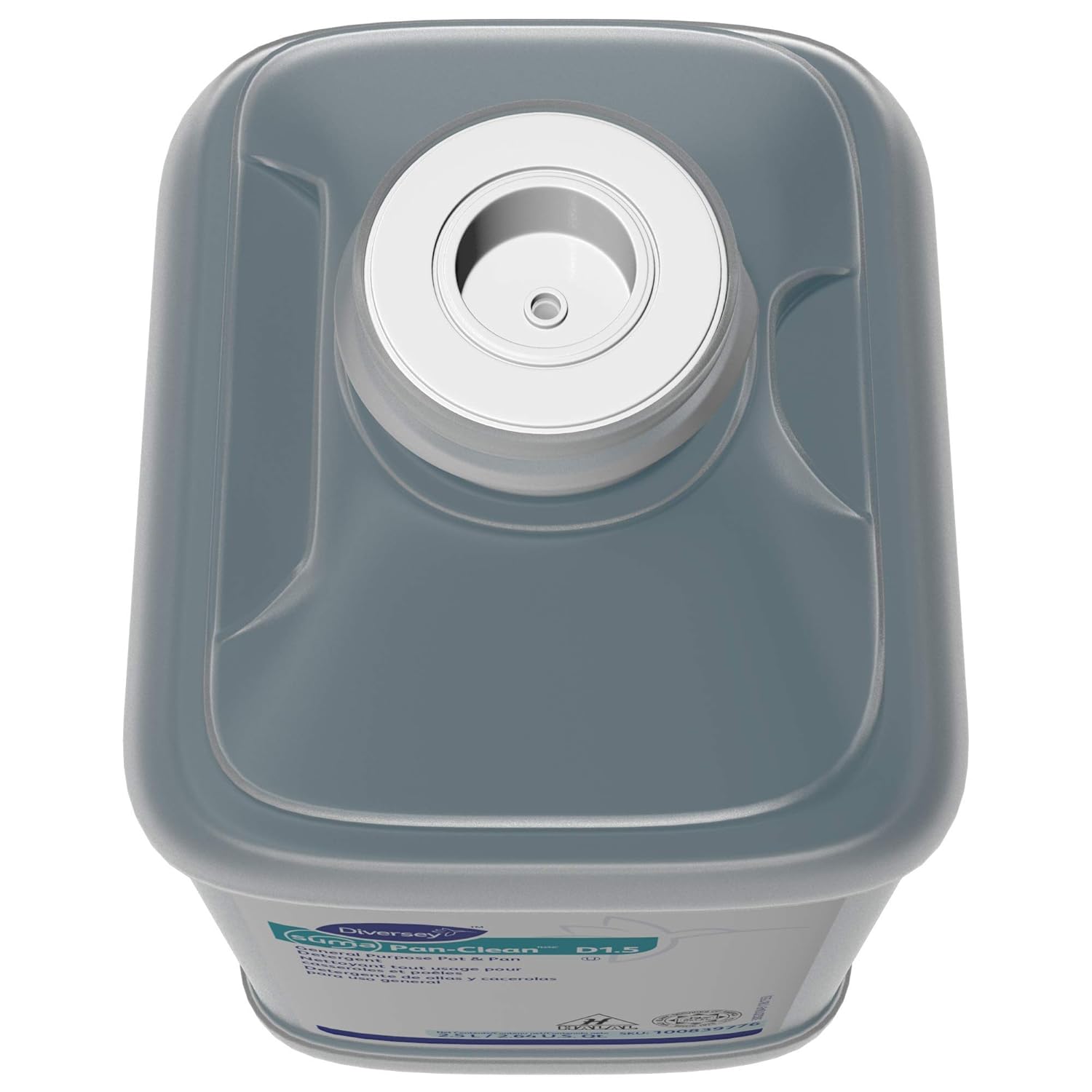 Diversey 100839776 SUMA Pan-Clean D1.5 General Purpose Pot & Pan Detergent, Highly Concentrated Dish Washing Soap with Fresh Floral Scent, J-Fill, 2.5-Liter (Pack of 2)