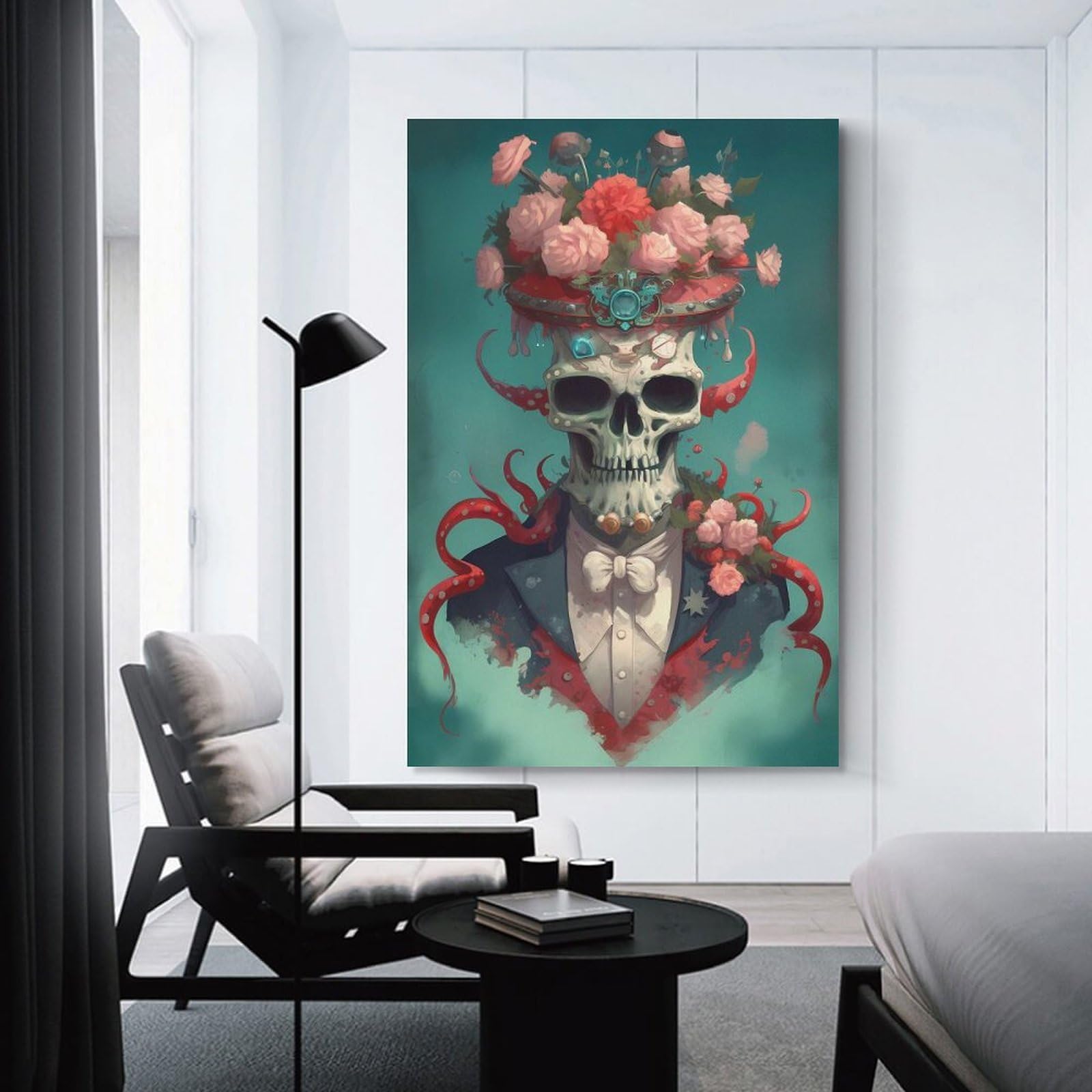 Junmoney Home Decor Wall Art Kraken Petite, 08x12inch(20x30cm), for New Homes, Bedrooms Or Workspaces, Decorative Present for New Homes