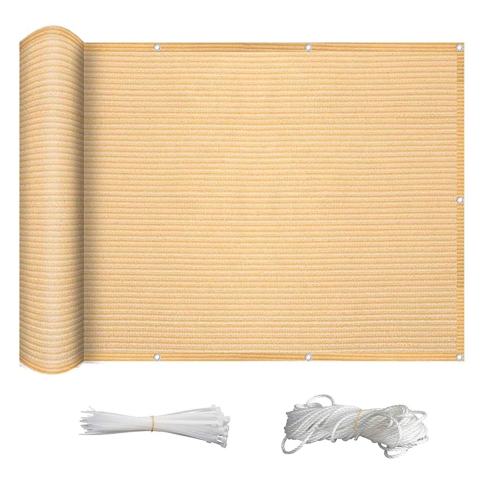Voile d'ombrage coupe-vent pour balcon étroit : protégez votre terrasse
