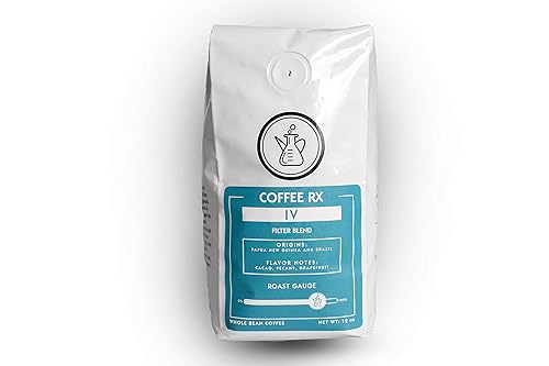 Coffee Rx - IV Drip Espresso granos de café enteros, 12 onzas