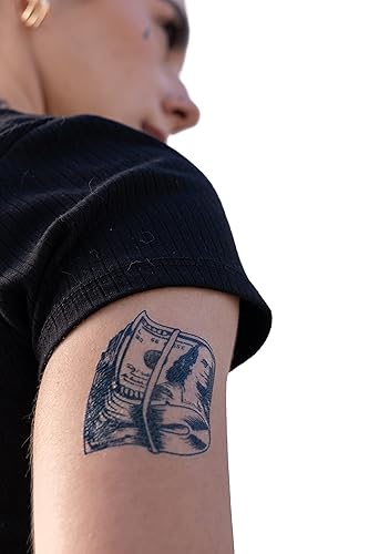 Miniatura 6 de Tatuajes temporales - Volumen I - 10 tatuajes temporales ~ tatuajes faciales ~ lágrima, cruz, manos rezando, etc. ~ Vida matón ~ Tatuajes falsos ~