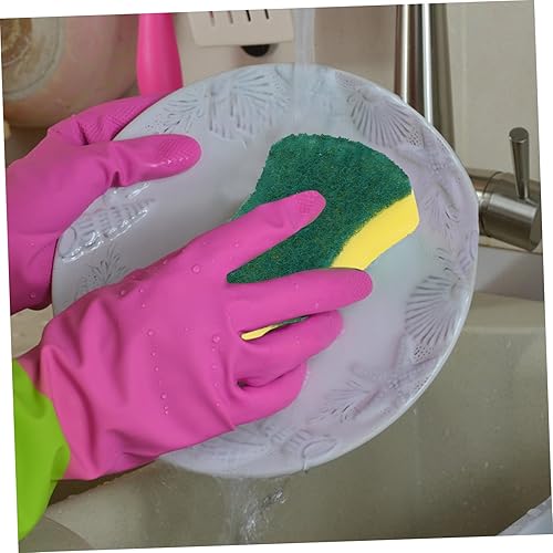 Miniatura 6 de NOLITOY Esponja para lavar platos, esponja de limpieza de alfombras, esponja para platos de cocina, esponja para lavar platos, esponjas para fregar