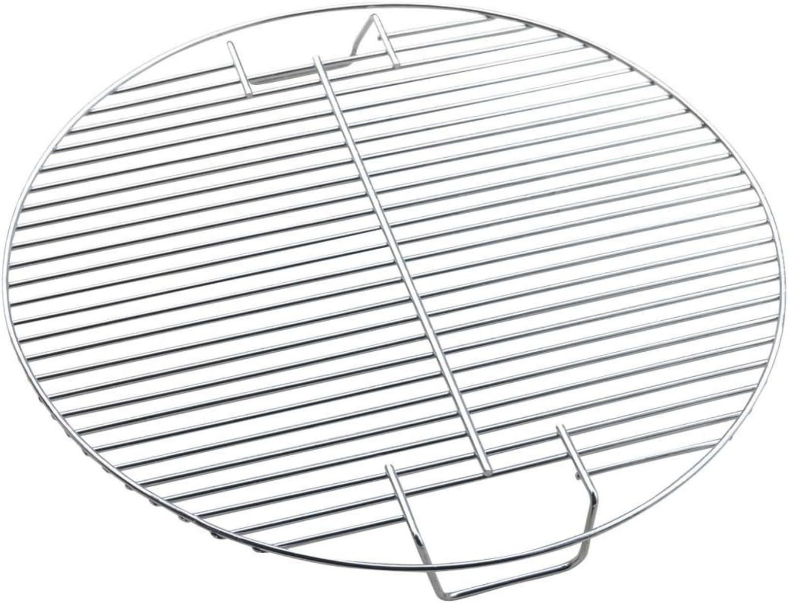 Grille de Barbecue Ronde en Acier Inoxydable - Design Compact - 44-5 cm de diamètre