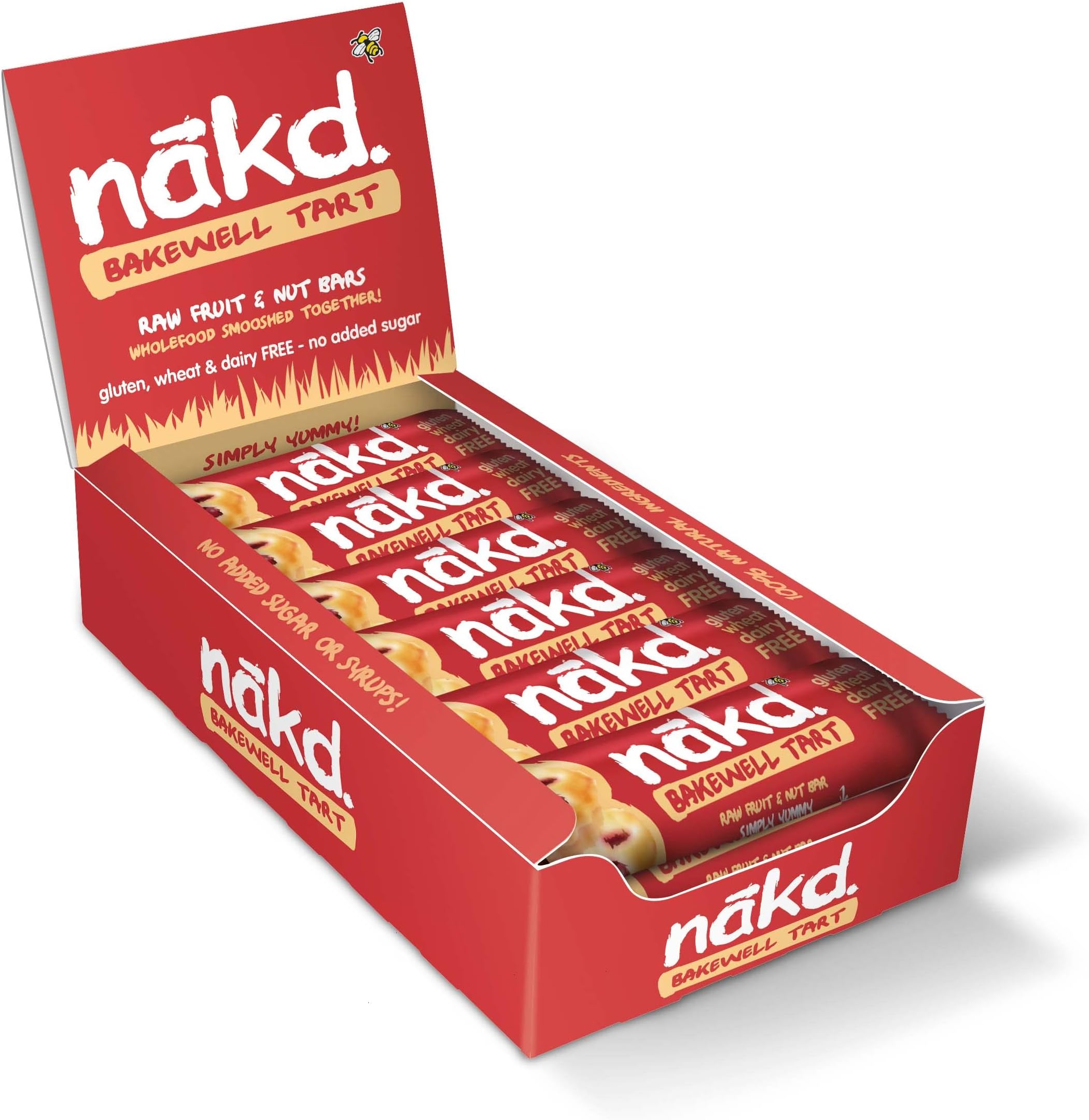 Nakd Bakewell Tart Natural Snack Bars Vegan Bars Healthy Snack Gluten Free