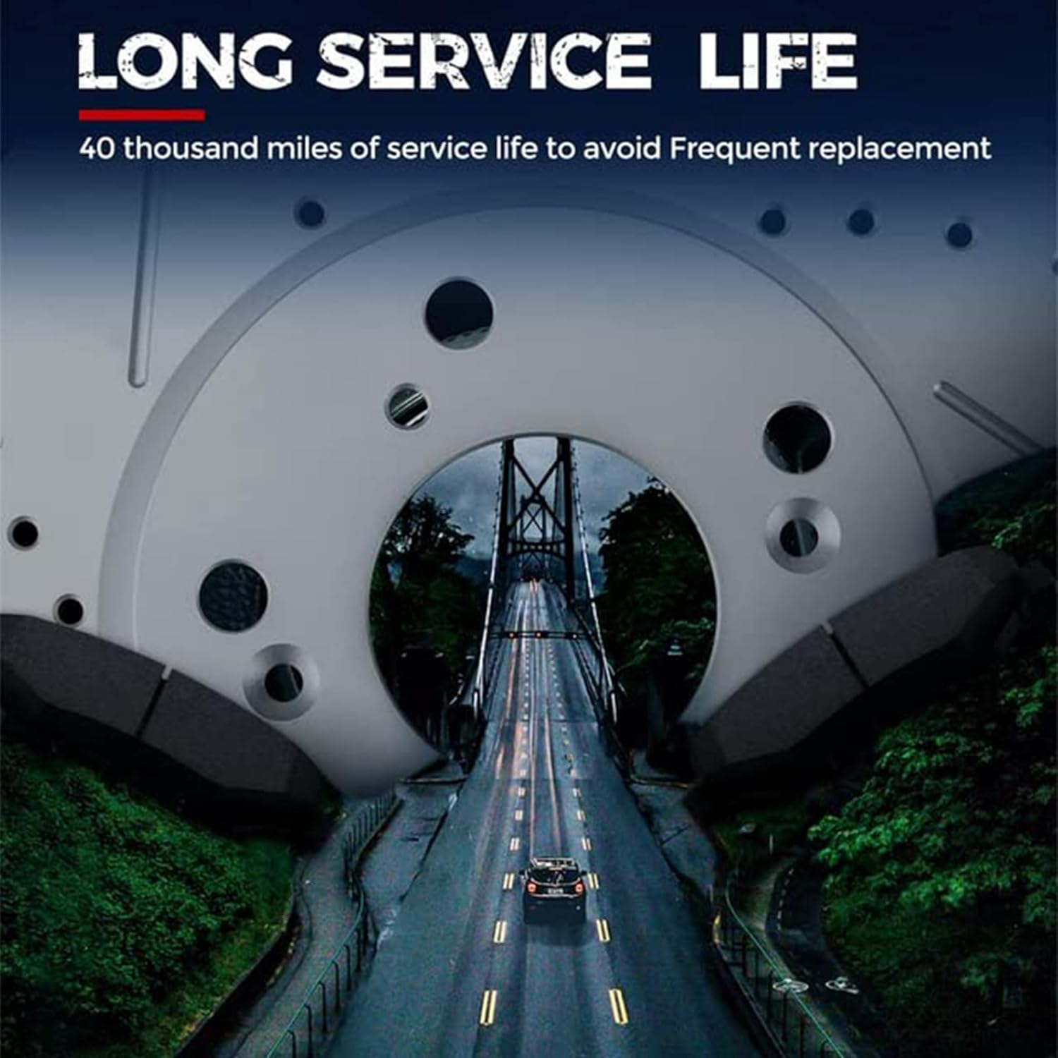 Rear Brake Rotors and Ceramic Brake Pads Compatible with Wrangler 2007-2017,Wrangler JK 2018, OEM#53041 D1274 Disc Brake Kit