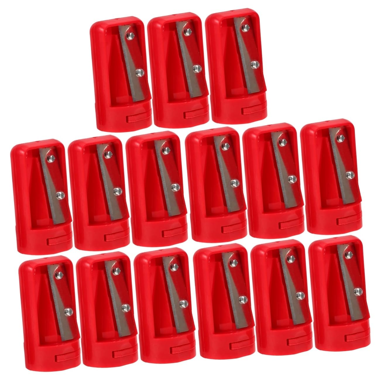 SHINEOFI 5 Series Sacapuntas De Afilador De Lápices Doble Agujero Afilador Reutilizable Material Papelería Color 3 Piezas X 5