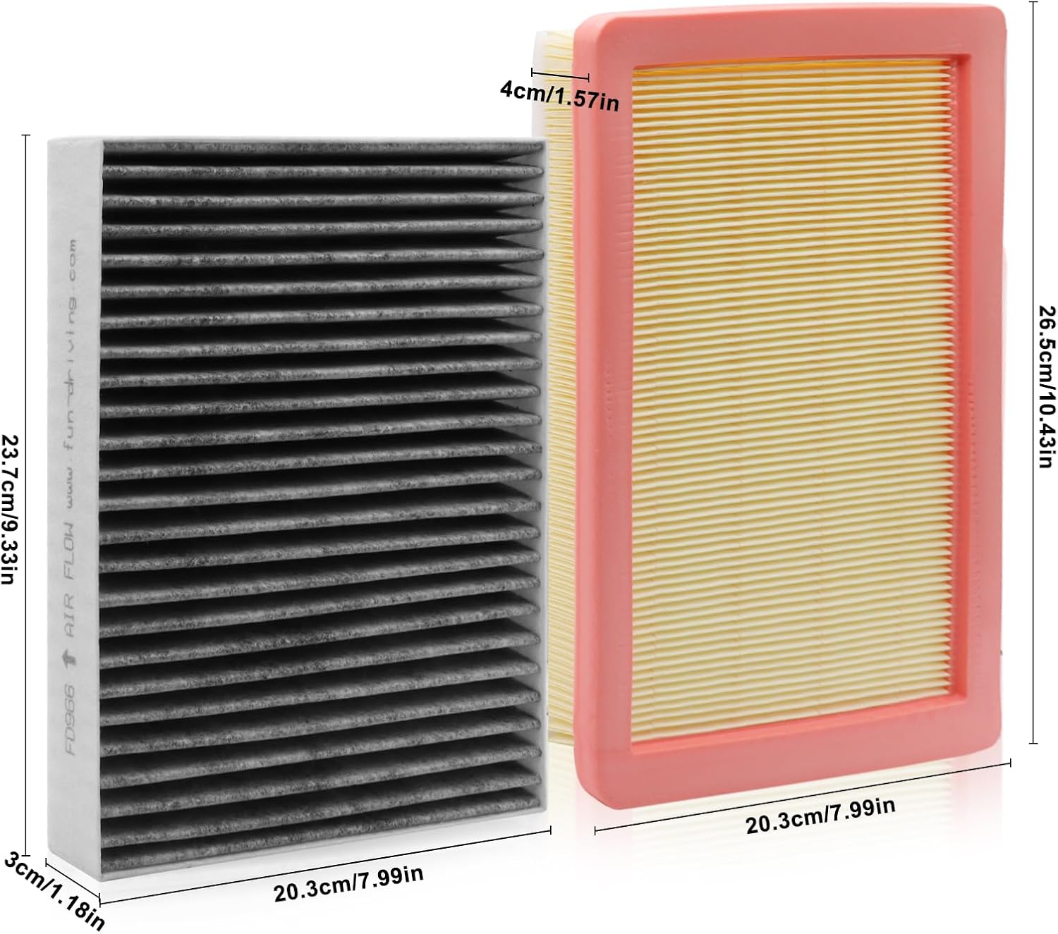 Cabin Engine Air Filter for GMC Terrain 2018 2019 2020 2021 2022 2023 2024 2025