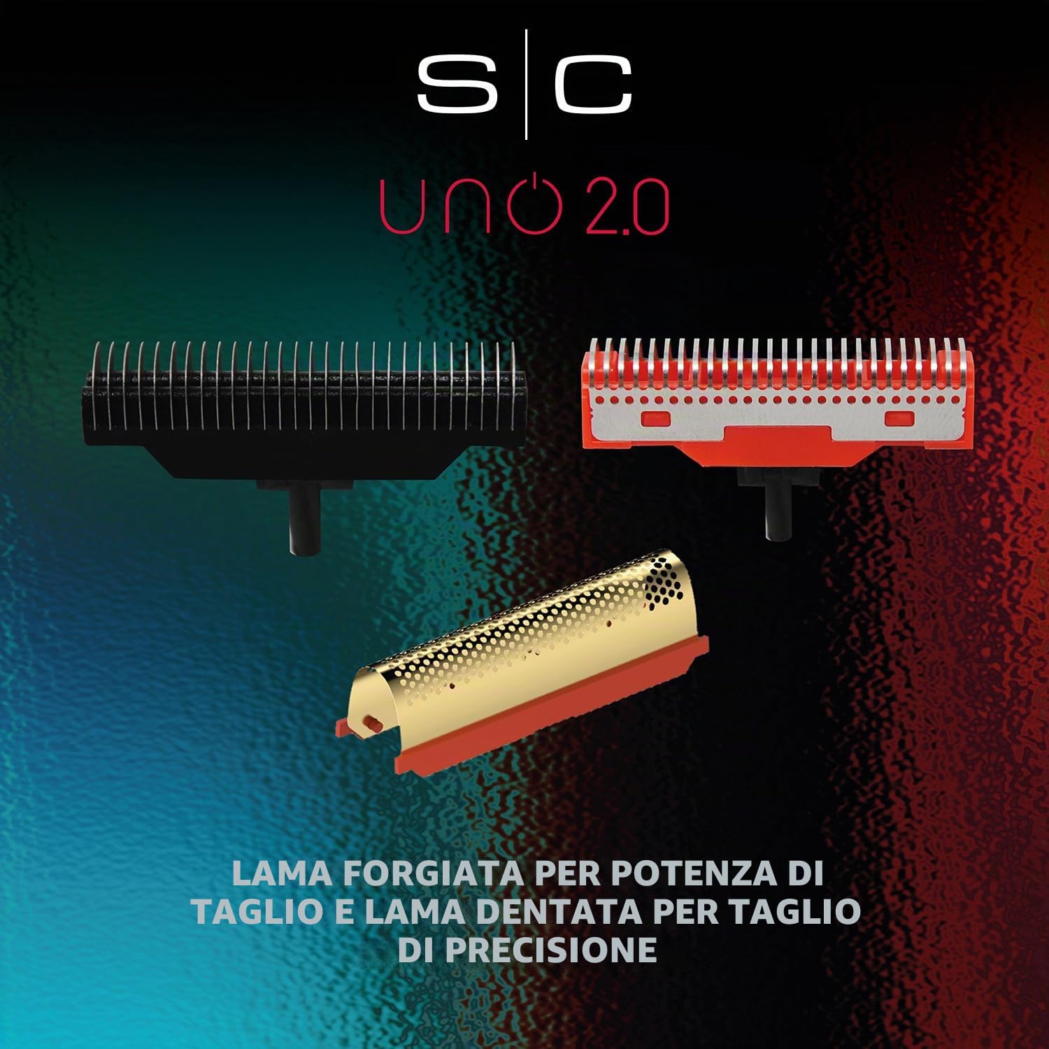 Rasoio Elettrico Barba e Capelli Stylecraft Uno 2.0 by Gamma Più, Senza Fili, Autonomia 130 Minuti, Da Viaggio Compatto e Portatile 90gr, Ergonomico, 9.000 RPM, Ricaricabile con USB Tipo-C
