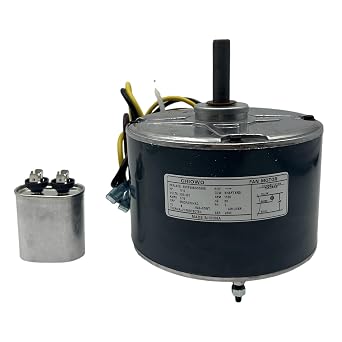 5KCP39BGS069S Condenser Fan Motor 1/10 HP 1100 RPM 208-230V | Compatible with Carrier HC33GE233A 5KCP39BGY824S Genteq 3907 3S001