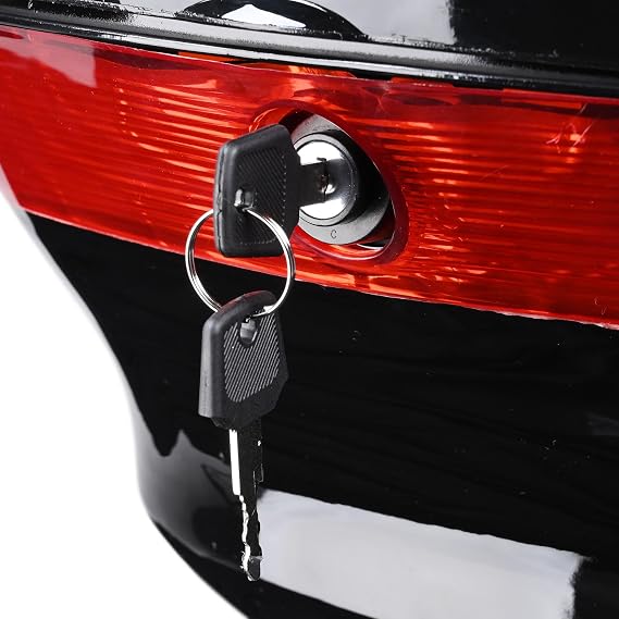 AHR 33L Motorcycle Scooter Trunk Storage Top Box with Lock for Daily Ride