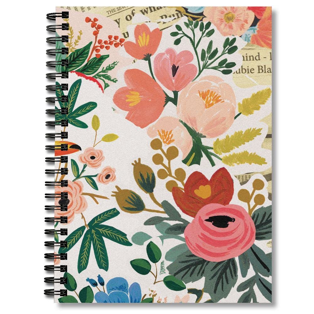 Wide Ruled Spiral Notebook Rifleing Planner Co Notepad Collage
