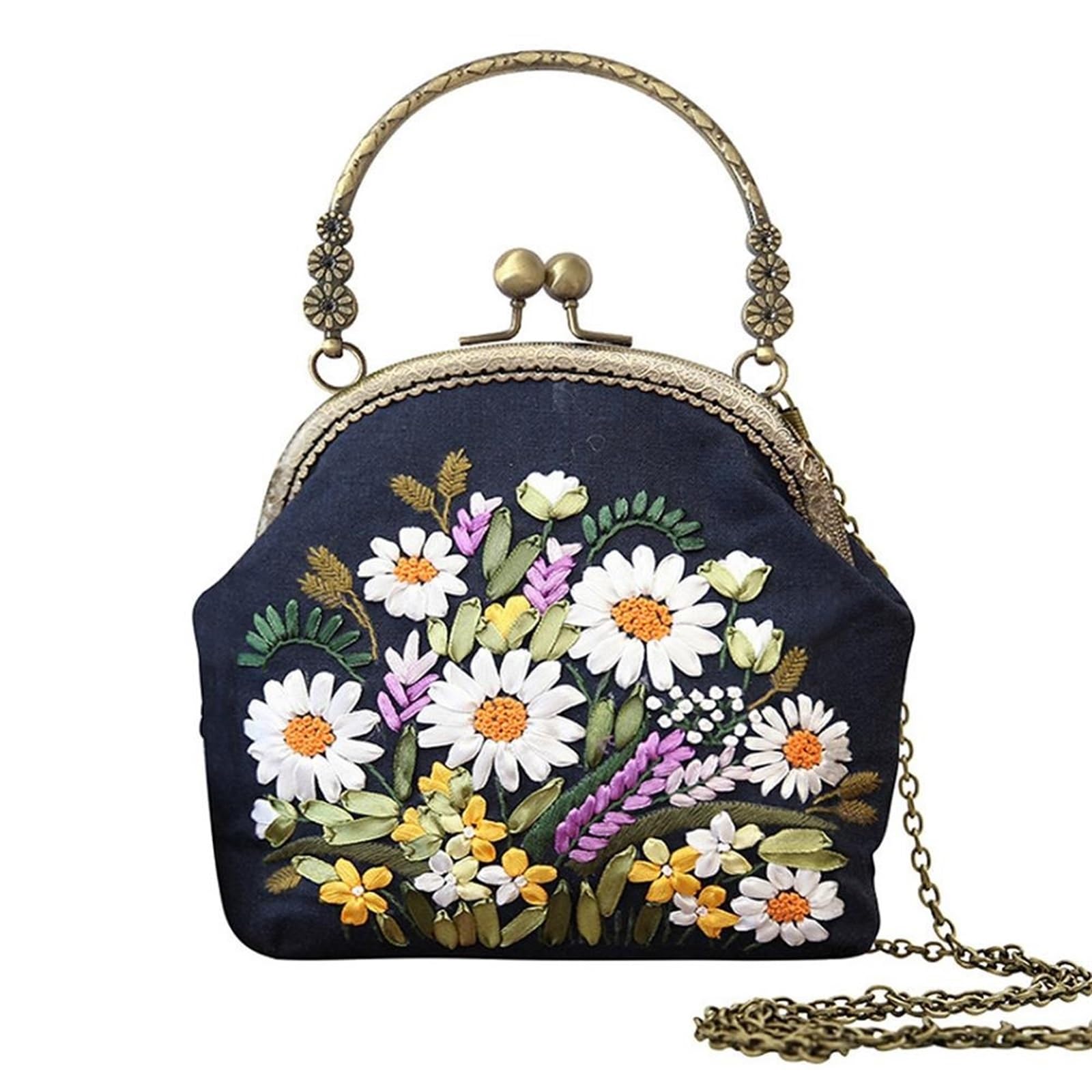 Stickset für DIY-Blumen- und Pflanzenmuster, komplettes Handarbeitsset für Bastelliebhaber, Anfängerfreundliches Zubehör für kreative Projekte