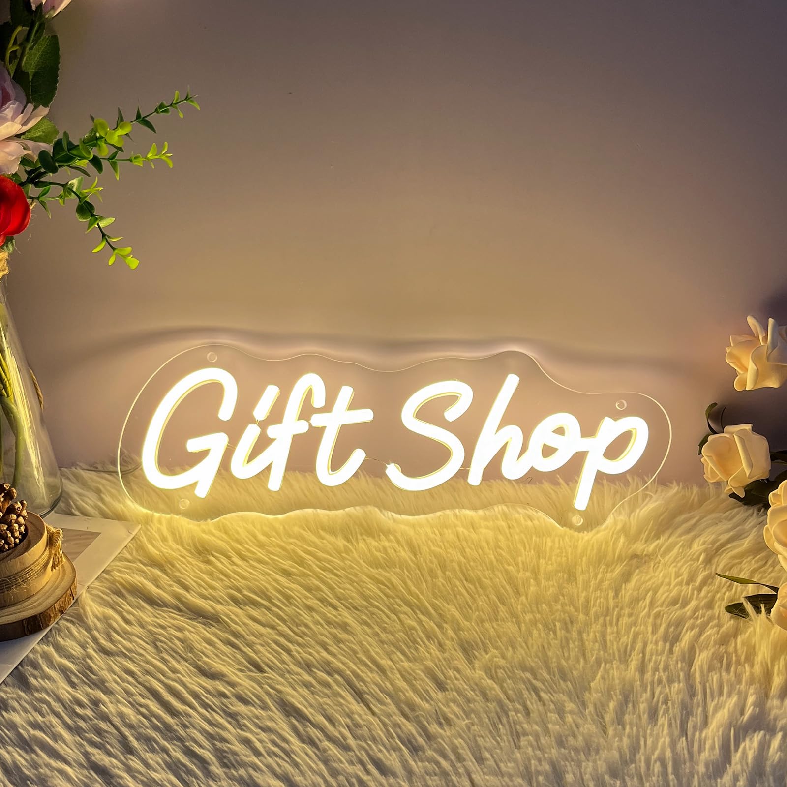Negozio di articoli da regalo Insegna al neon per decorazione da parete, personalizzata con luce al neon a LED, per compleanno, matrimonio, Natale, per feste, camera da letto, bar, casa, stanza