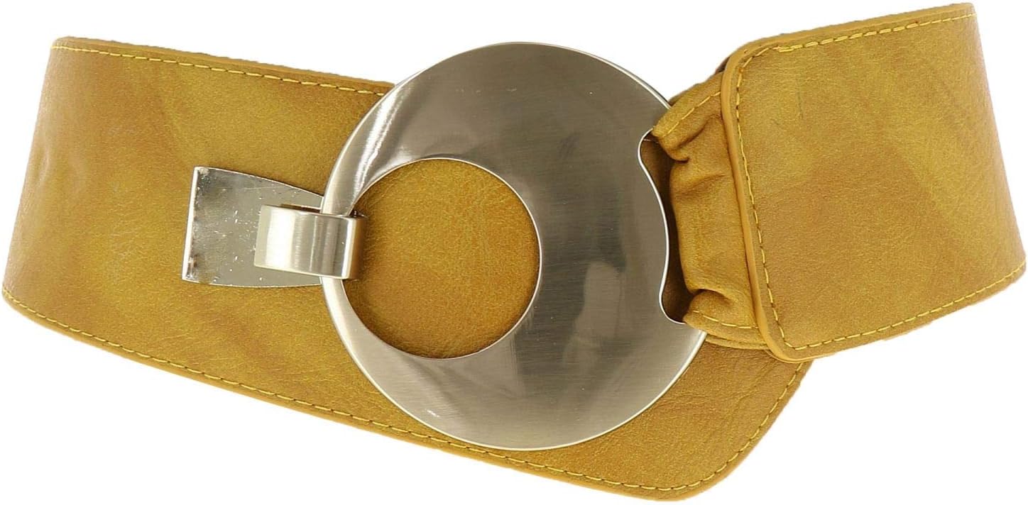 FASHIONGEN - Woman Adjustable Polyurethane Wide Waist Belt, VANESSA image 2