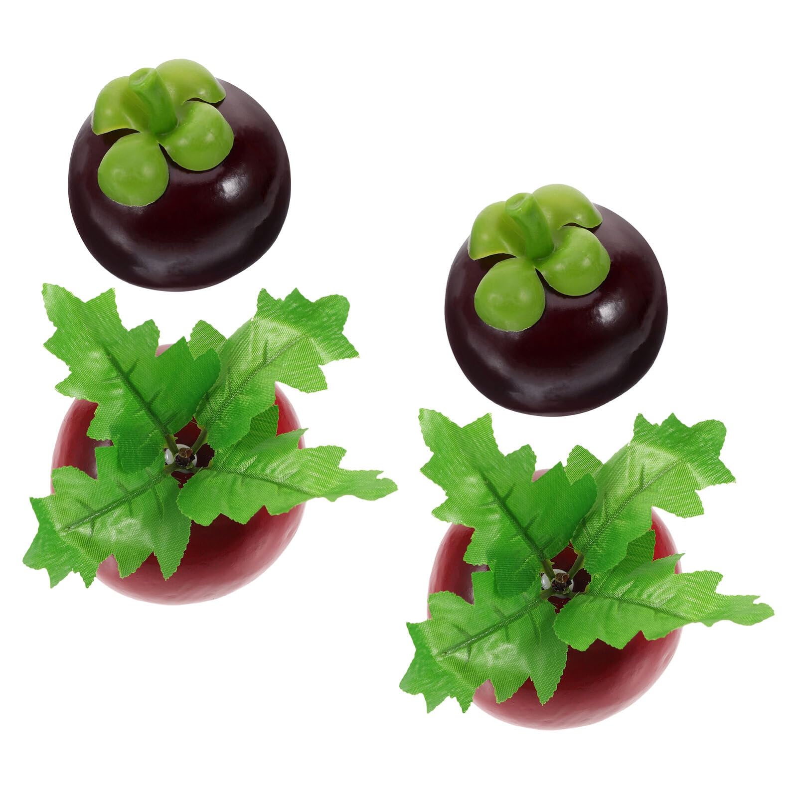 Decoración exterior de coche con frutas artificiales para antena, pack de 4 piezas 1