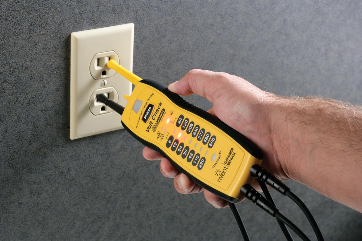 Sperry Instruments VC61000 Volt Check Voltage & Continuity Tester, Black & Yellow — Amazon image 7