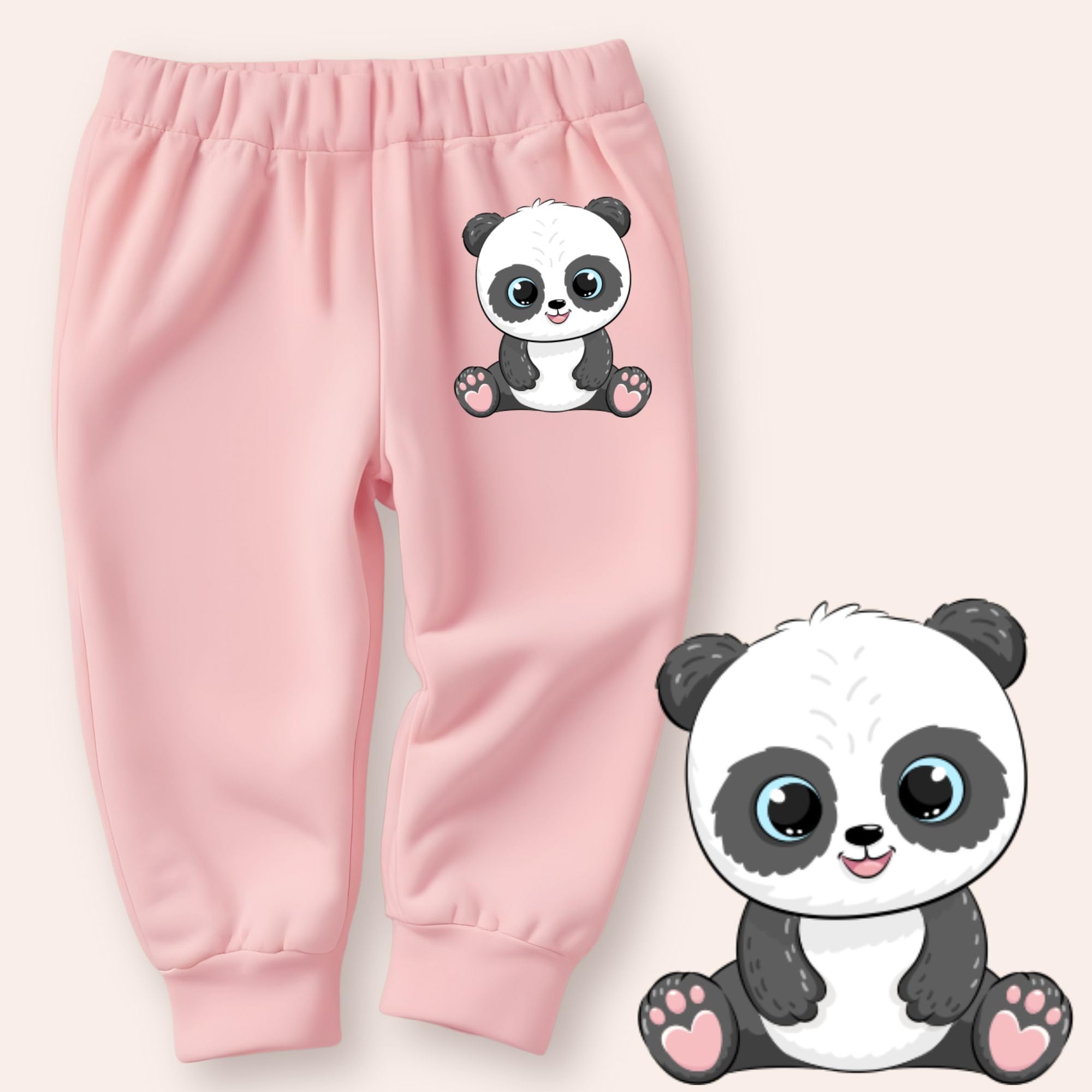 minicult Cotton Kids Pajama Pants with Cute Prints(Safari)(Pack of 3)(3-6 Months) - Image 2 thumbnail
