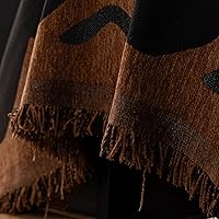 Vista 280 de VClife funda boho de sofá de felpilla para sofá seccional, funda antideslizante para sofá de 2 plazas, protector para mascotas con borlas, funda