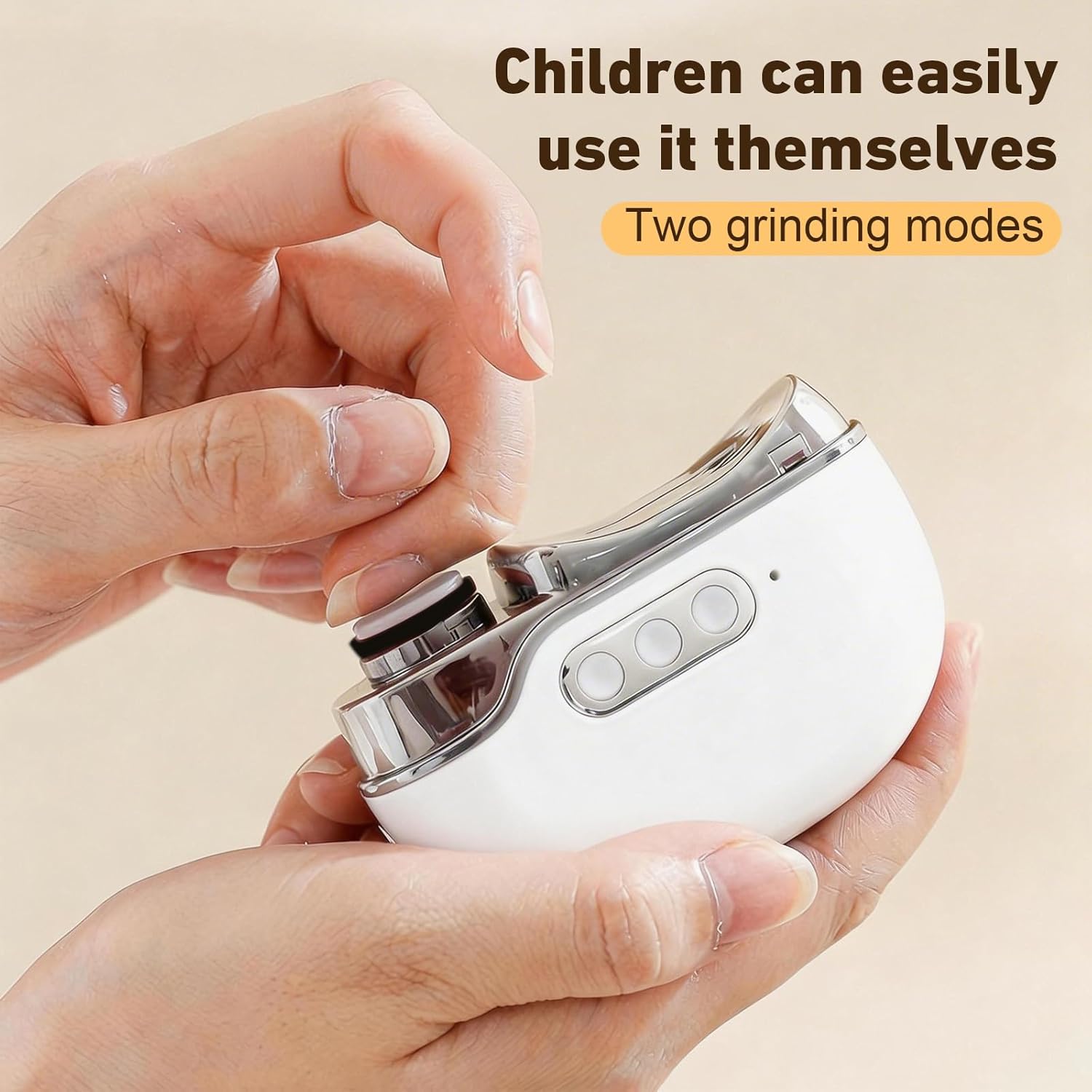 4 in 1 Electric Nail Clipper,2026 Upgraded Electric Nail Trimmer with LED Light and Clip Storage Multi Functional Automatic Nail Clippers for Baby & Seniors (Blue)