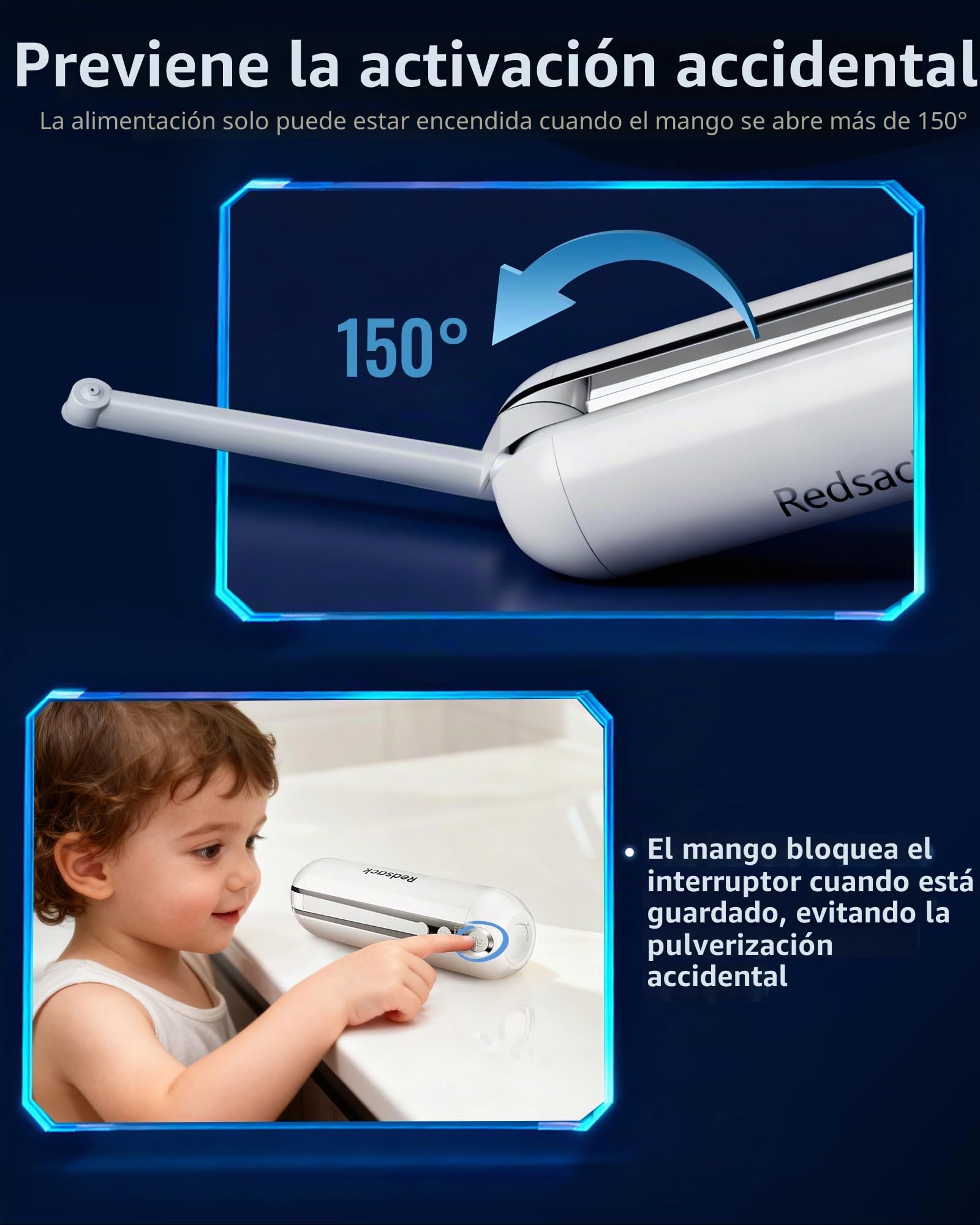 Bidé portátil eléctrico para viajes, botella de higiene íntima por USB-C | Pulverizador, depósito de agua plegable de 200 ml (6,8 oz) para acampada, 2000 mAh, cuidado personal para hombres y mujeres.
