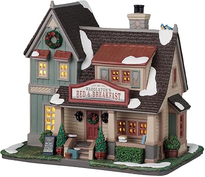 Lemax Waddletons Bed & Breakfast, Lighted Buildings, #55335