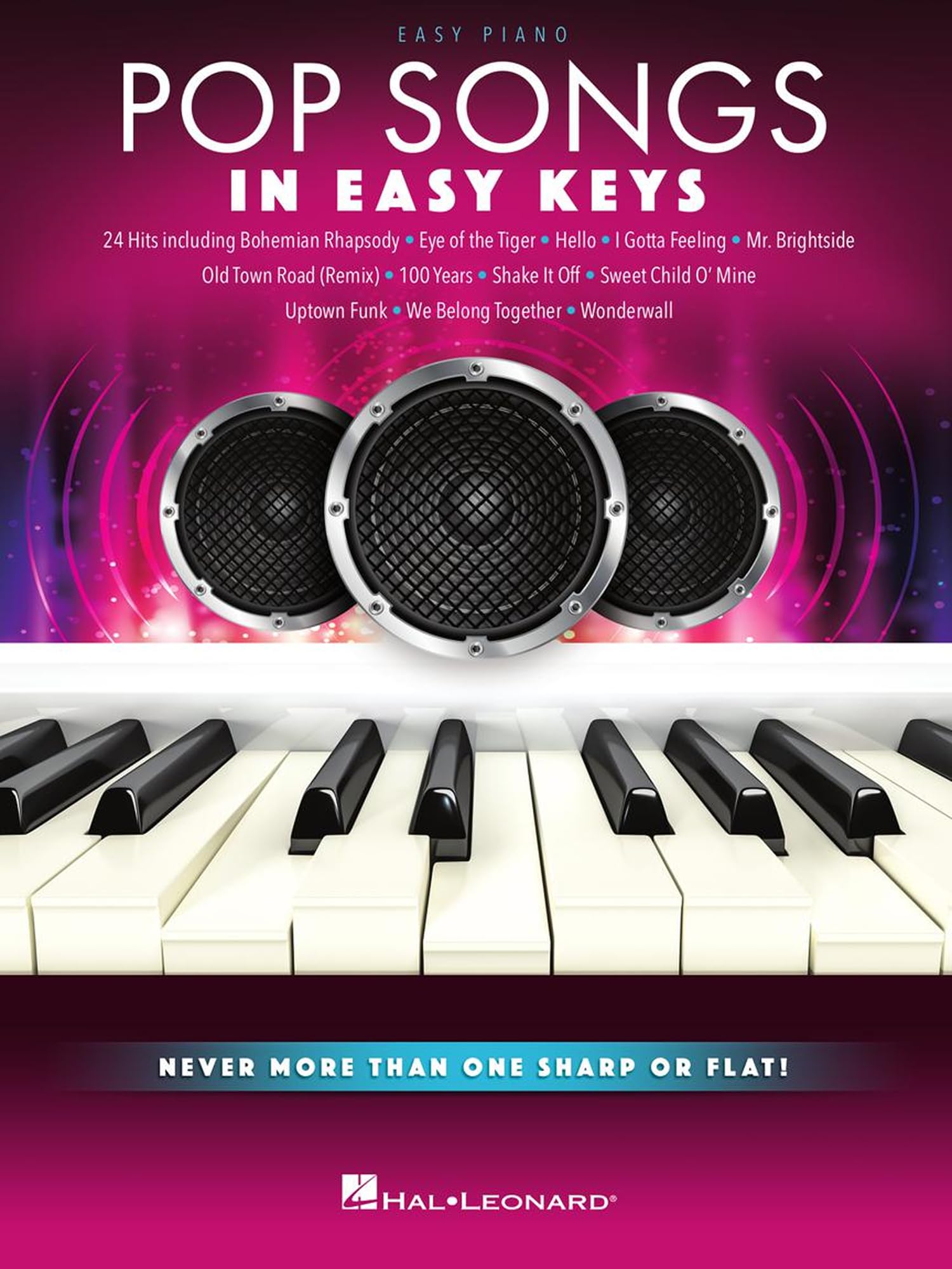 Pop Songs in Easy Keys livre partition piano débutant chanson moderne
