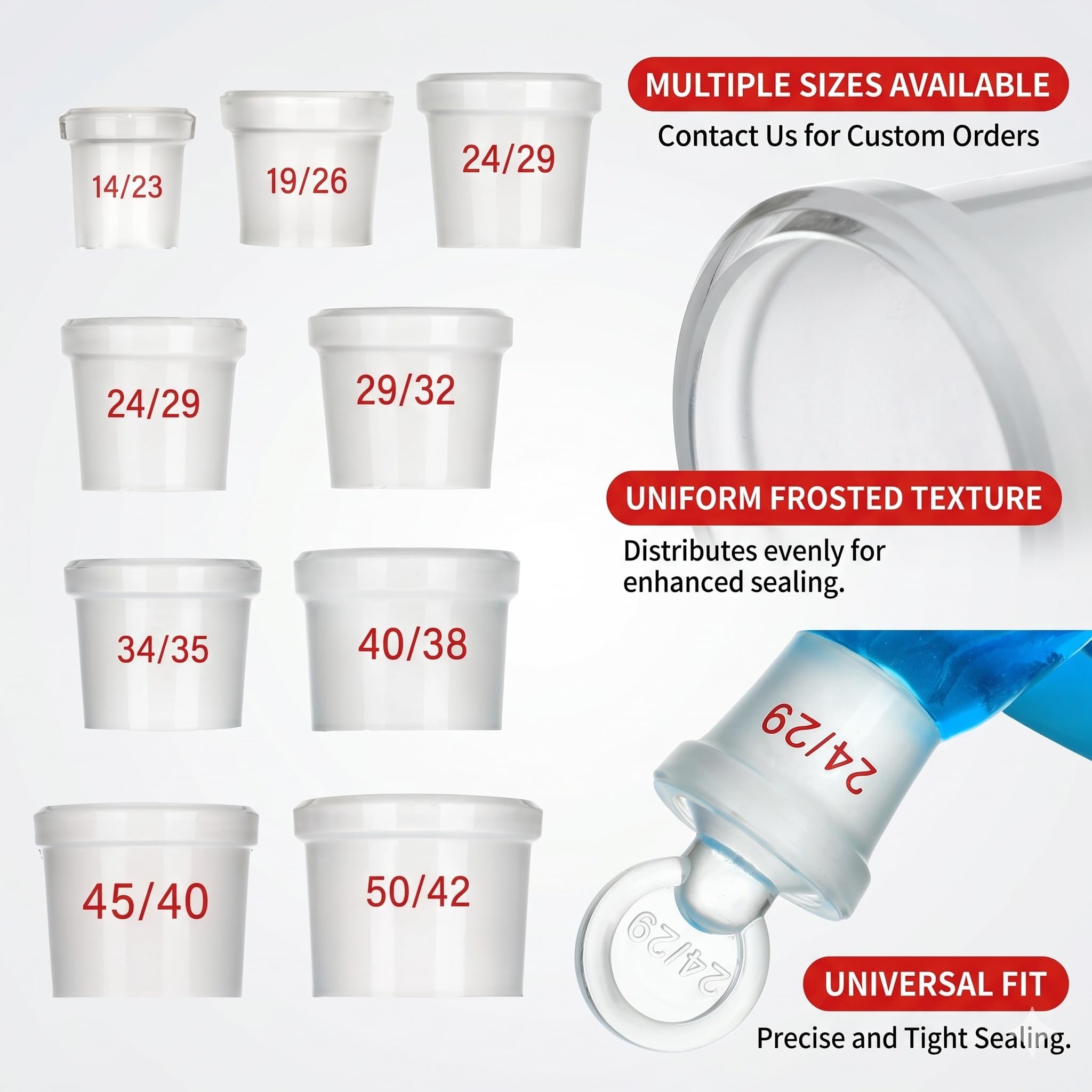 VIDOO Kolba Okrągłodenna Płaskodenna z Jedną Szyjką, ze Szkła Borokrzemowego 3.3, Laboratoryjna Kolba do Ogrzewania, 10000ml z 29# Szlifami