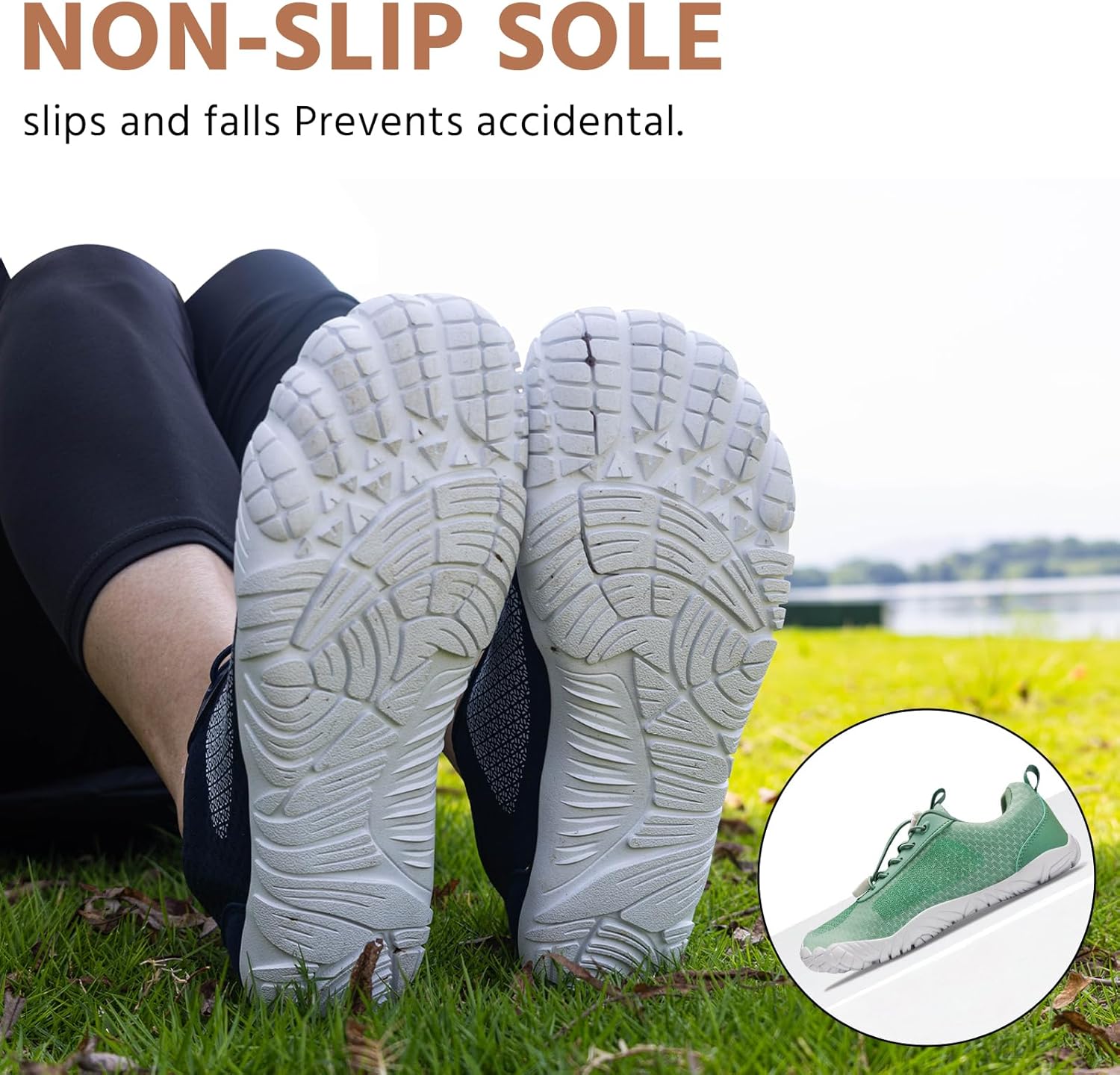 Hiking Cloud-Like Barefoot Shoes Women Men Footwear,Minimalist Trail Running Shoe for Women,Wide Toe Box Zero Drop Slight Arch-Support Breathable Walking Shoes,Non-Slip Flexible Gym Workout Shoes - Image 7