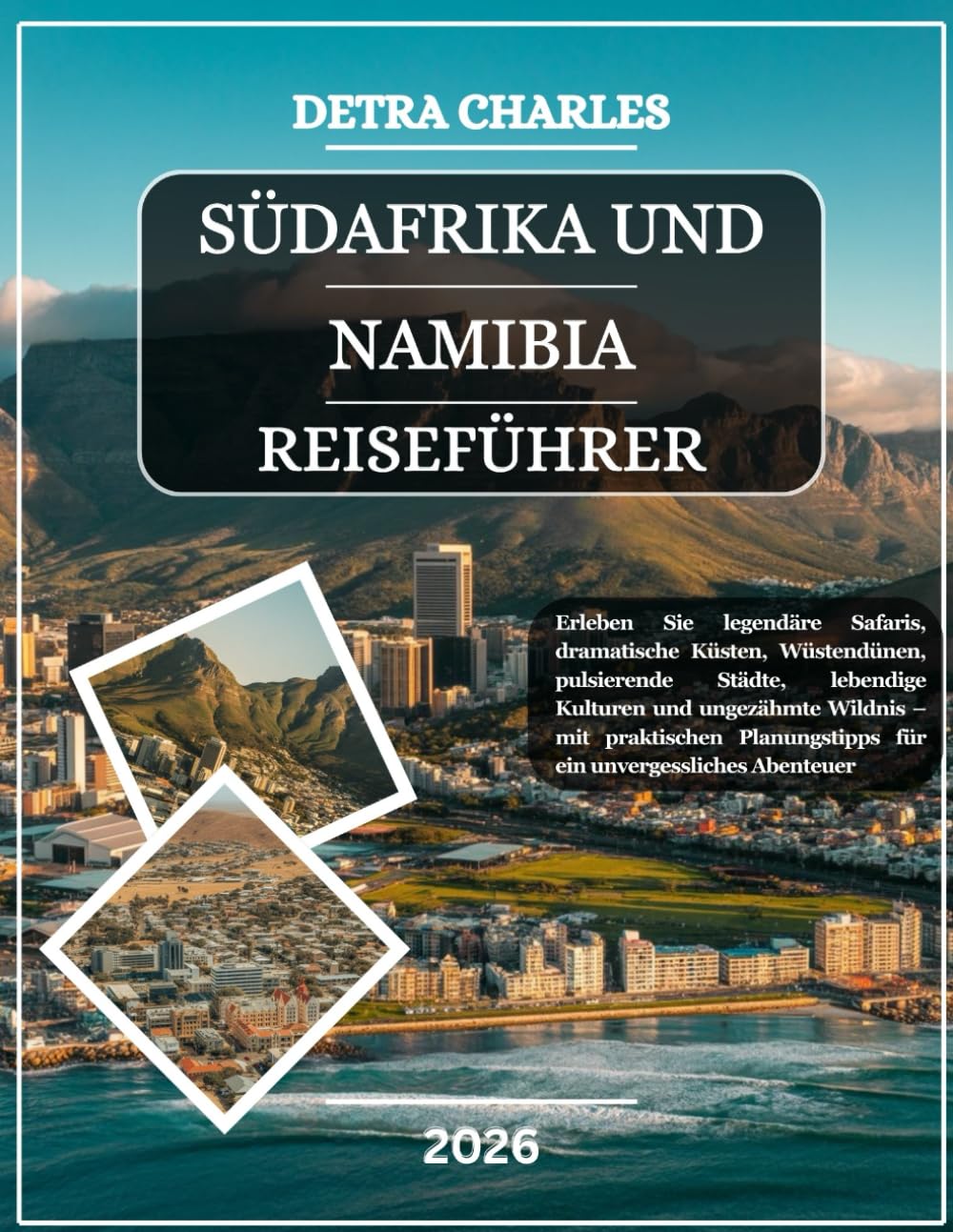 SÜDAFRIKA UND NAMIBIA REISEFÜHRER 2026: Erleben Sie legendäre Safaris, dramatische Küsten, Wüstendünen, pulsierende Städte, lebendige Kulturen und ... für ein unvergessliches Abenteuer