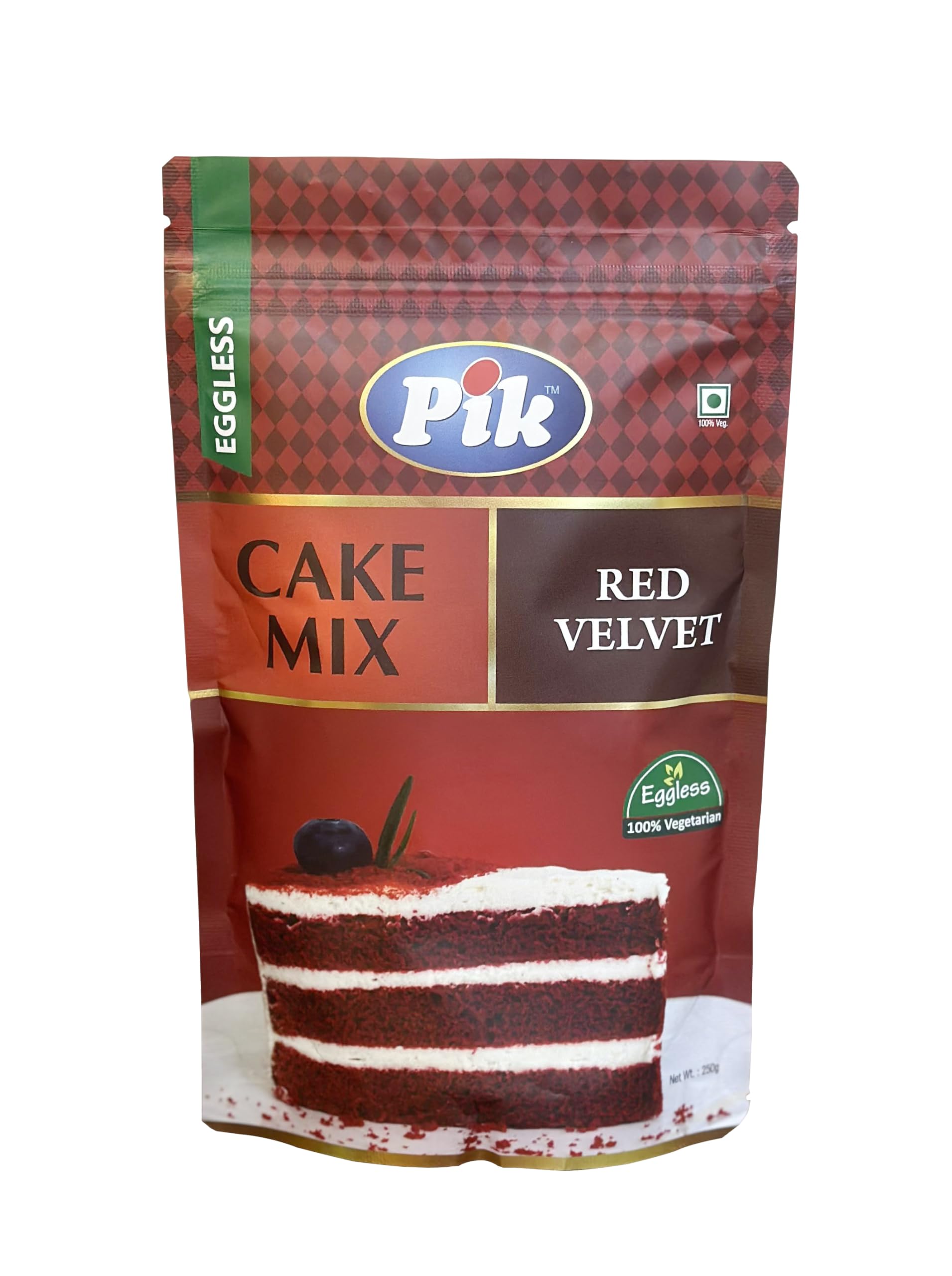Pik Eggless Cake Mix - Red Velvet, 250 grams (B07QGF59H9) Amazon Price History, Amazon Price Tracker